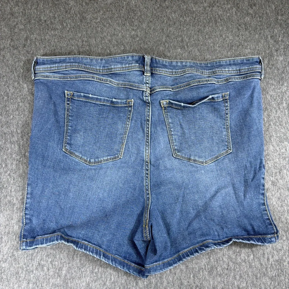 Torrid‎ Shorts Womens Size 22 Blue Jean High Rise Stretch